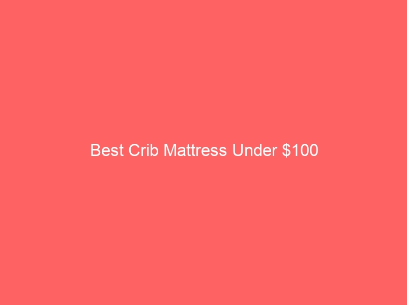 Read more about the article Best Crib Mattress Under $100