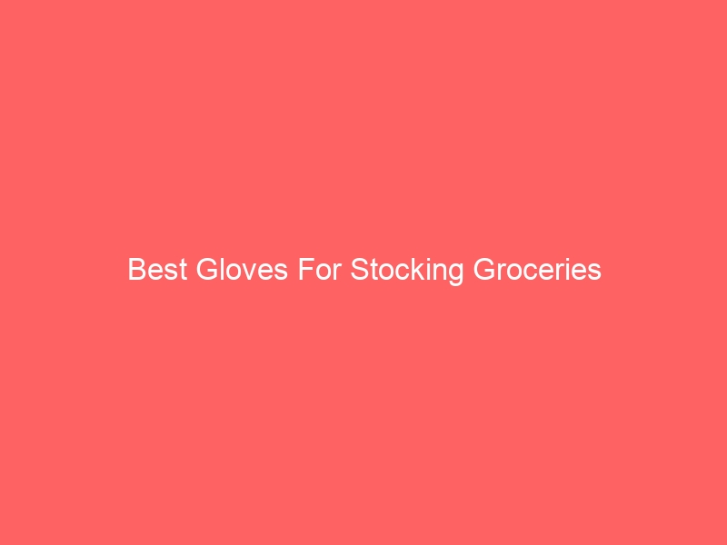 Read more about the article Best Gloves For Stocking Groceries