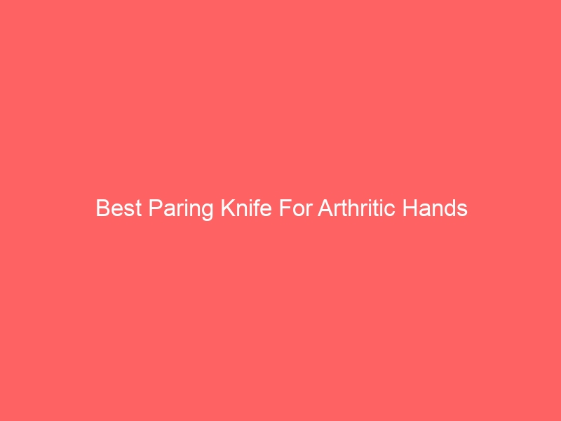 Read more about the article Best Paring Knife For Arthritic Hands